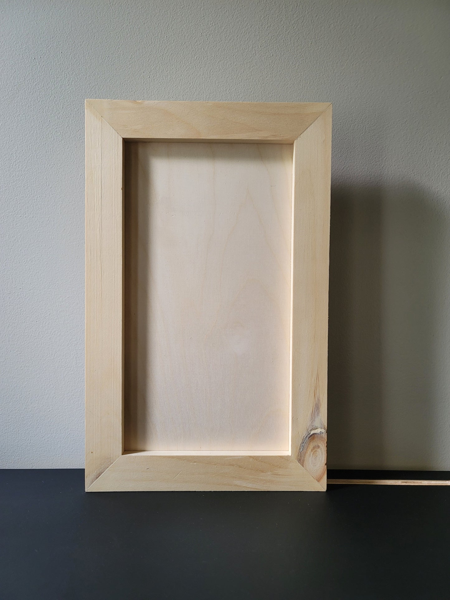 Unfinished 10 x 16 Wide Frame Wood Sign Blank