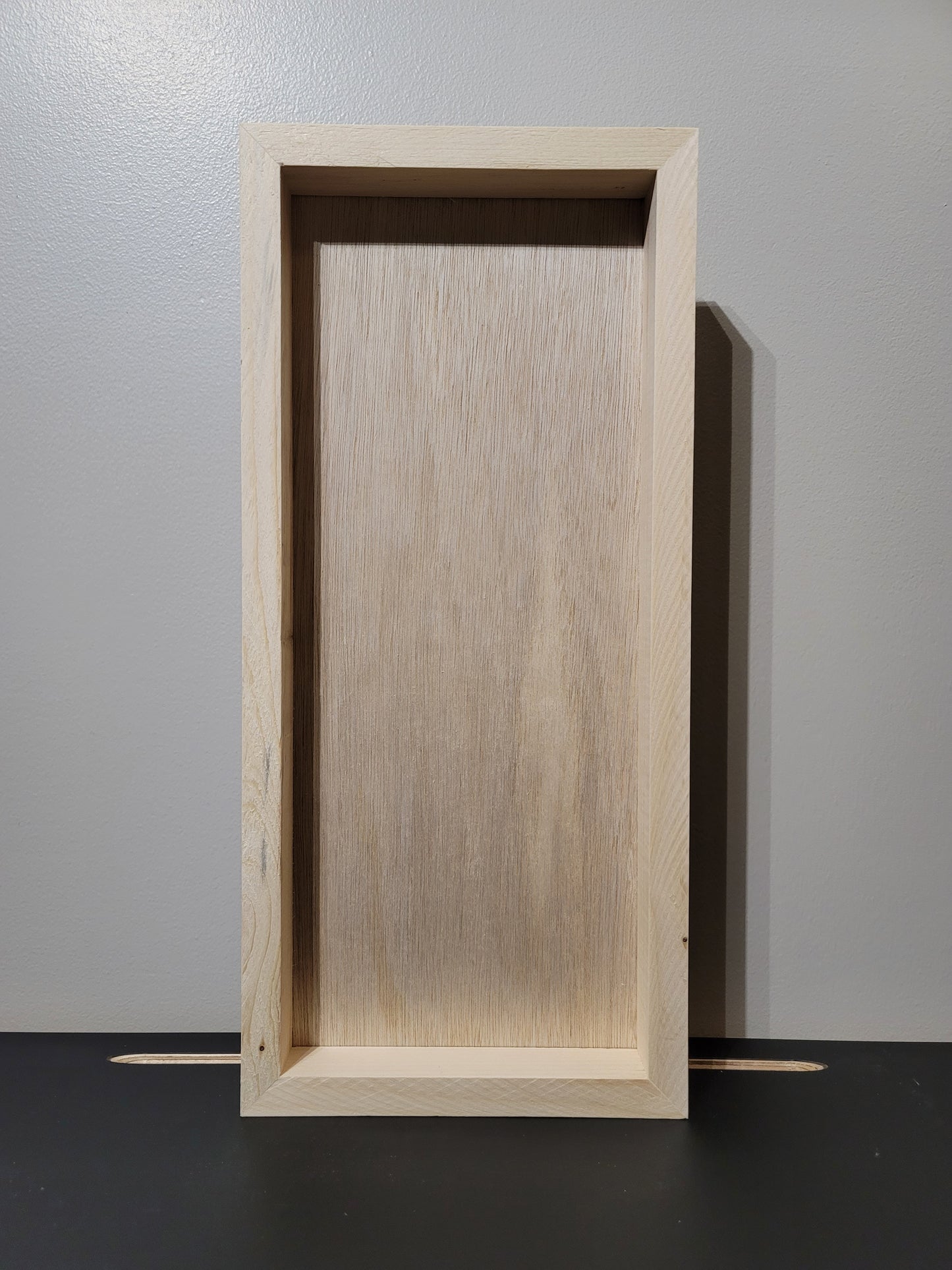 Unfinished 8.5 x 18.5 Shadow Box Framed Blank Signs