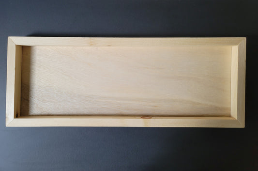 Unfinished 8.5 x 22.5 Shadow Box Framed Blank Signs