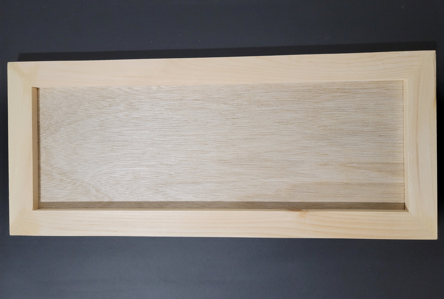 Unfinished 10 x 24 Wide Frame Wood Sign Blank