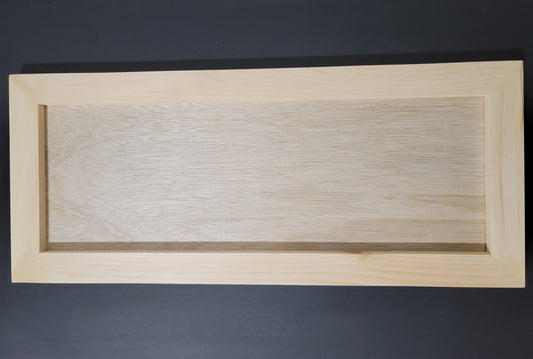Unfinished 10 x 24 Wide Frame Wood Sign Blank