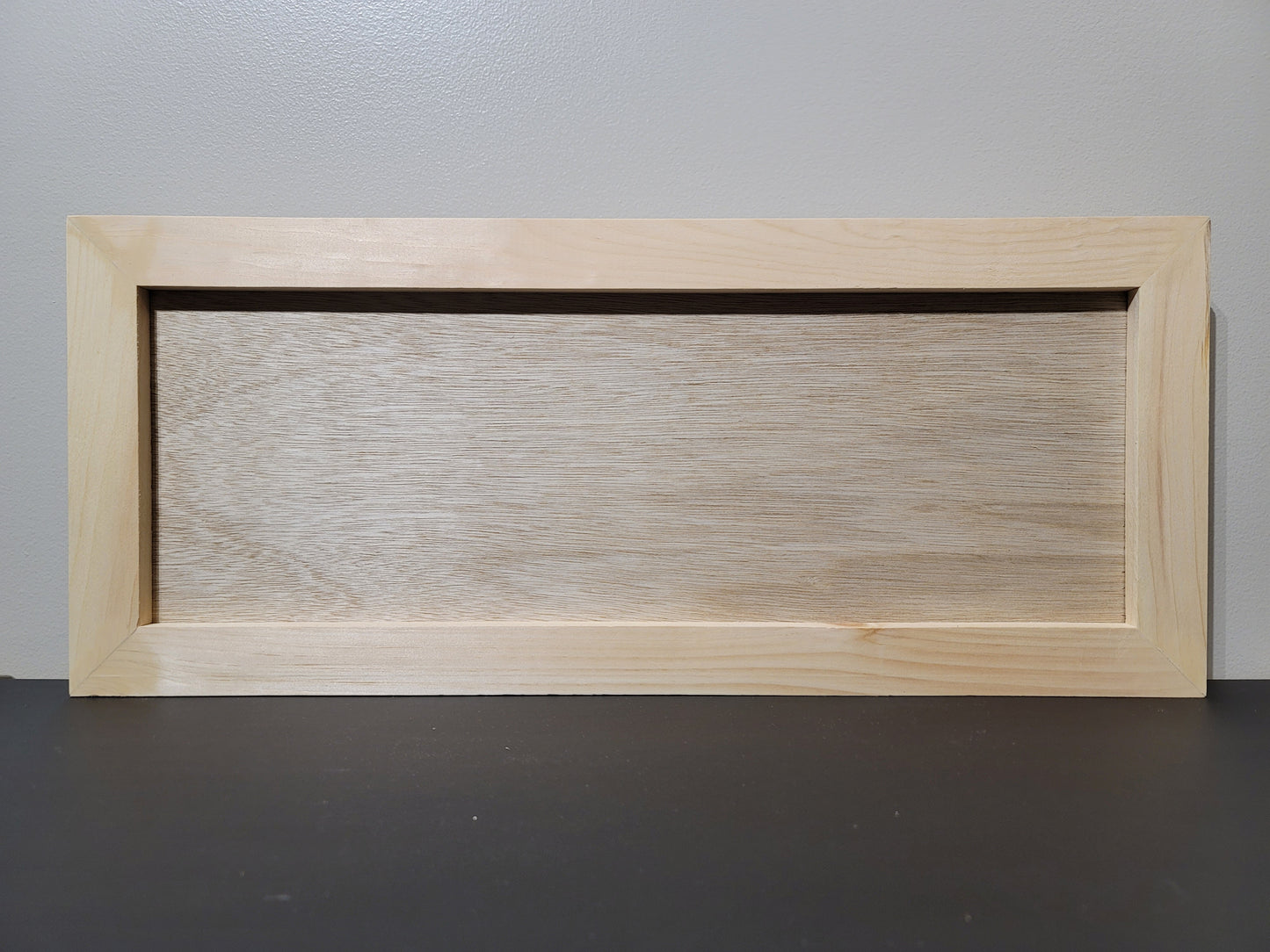 Unfinished 10 x 24 Wide Frame Wood Sign Blank