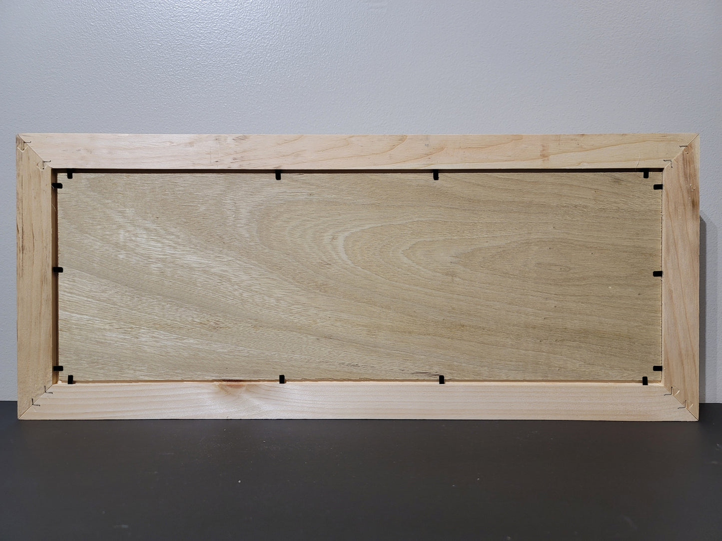 Unfinished 10 x 24 Wide Frame Wood Sign Blank