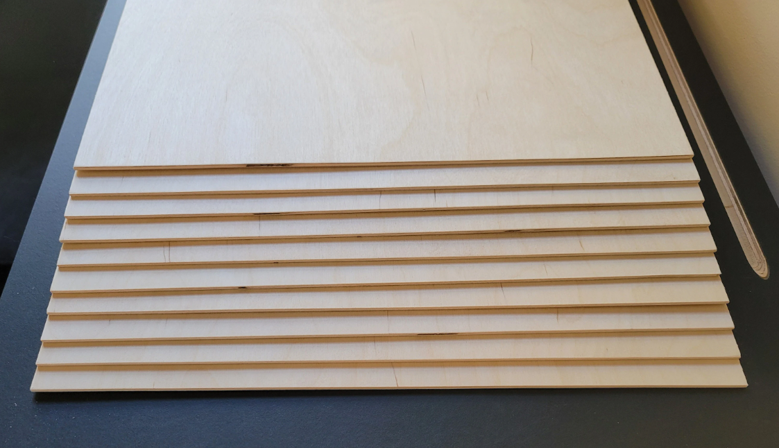 1/8" (3mm) 16 x 16 Baltic Birch Sheets