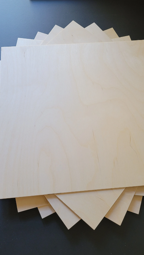 1/8" (3mm) 16 x 16 Baltic Birch Sheets