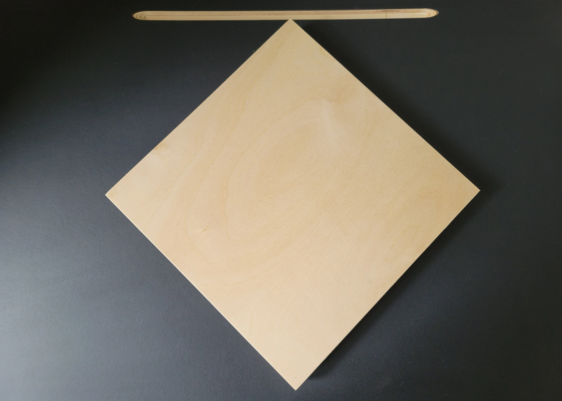 1/8" (3mm) 12 x 12 Baltic Birch Sheets